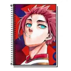 Caderno Blue Lock | Edição Especial do Anime | Capa Dura Premium | 1 a 20 Matérias, Modelo Universitário Ideal estudos