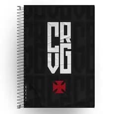 Caderno Personalizado Vasco da Gama | Capa Dura Plastificada | 1 a 20 Matérias | Escolar e Universitário | Envio Rápido