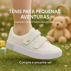 Tênis Infantil Feminino Escolar Velcro Prático e Conforto do 25 ao 36 Frete Grátis