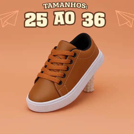 Tênis Escolar Infantil Masculino Kit com 2 Pares Leves para o Dia a Dia 25 ao 36