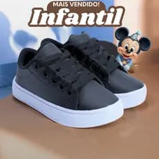 Tênis Escolar Infantil Masculino Leve Macio do 25 ao 36 Envio Imediato