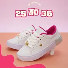 Tênis Infantil Feminino Estilo e Conforto para o Dia a Dia Envio Imediato