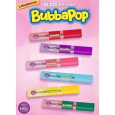 GLOSS BRILHO LABIAL Bubbapop - Vários sabores