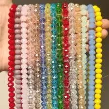 Pulseira de Cristal facetado 8mm