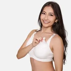 Sutiã Amamentação  Plus Size Gestante Bojo Removível Sem Costura Impllus