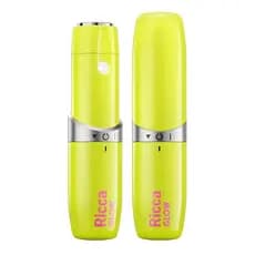 Aparador de Pelos Faciais Ricca Glow Remoção Precisa de Pelos Design Compacto e Lâminas de Precisão