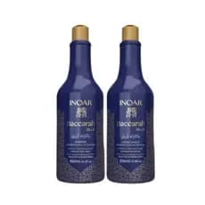 KIT SHAMP. E COND. INOAR BACCARAH BLUE 500ML AMÊNDOA E TÂMARAS COM HIDRATAÇÃO PROFUNDA E BRILHO