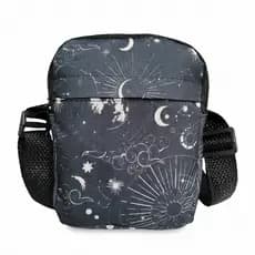 Shoulder Bag Pequena Bolsa Transversal Unissex Estampa System Mini Pochete Moda Casual