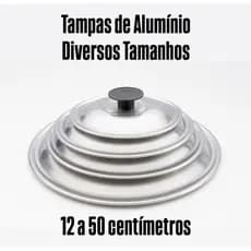 Tampa de Alumínio 12 a 50cm