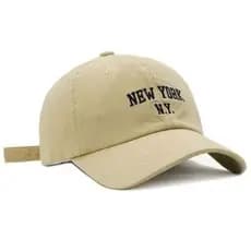 Boné de beisebol bordado com letras NY Premium