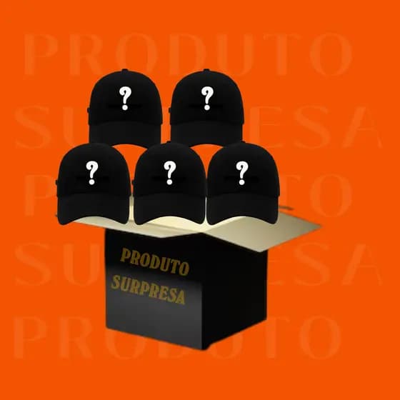 Kit 5 Boné Surpresa Queima de Estoque Liquida Saldão Aleatorio