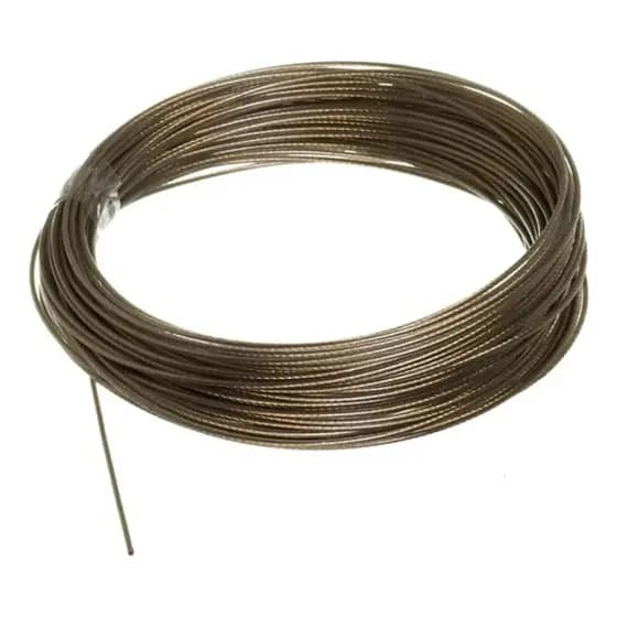 Corda Varal Aço Revestido PVC 20m Resistente