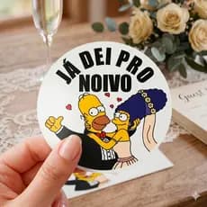 120 Adesivos Divertidos Hora da Gravata Noivo Casamento Lua de Mel 4x4cm