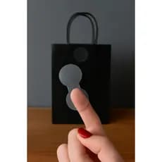 Kit de Etiquetas Adesivas Transparentes - Embalagem Personalizada e Sofisticada