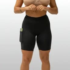 Bermuda Térmica COM BOLSO Feminina Segunda Pele Compressão Proteção Uv 50+ Anti Assaduras Esportes