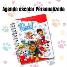 AGENDA ESCOLAR/2026/PERSONALIZADA/PATRULHA CANINA/CAPA DURA
