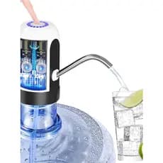 Bomba Elétrica Universal D'Água Dispenser Automático Com Carregamento Usb Galão De 20L