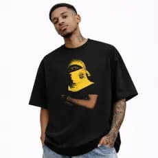 Camiseta Brasil Oversized 100% Algodão Streetwear