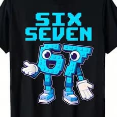 Camiseta Infantil com meme 67 Six Seven 6-7 Italian Brain Rot Camisa algodão