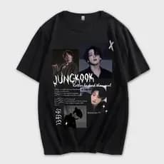 Camiseta Unissex Premium Branca Bts Jeon Jungkook Seven Jungkook Kpop Camisa Algodao