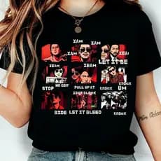 Camiseta Unissex BTS Letras de Música T-shirt Streetwear Novo!!
