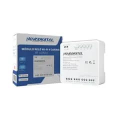 Interruptor Inteligente Wifi Contato Seco 4 canais Bivolt RF433 Alexa Tuya Smartlife Portão Garagem