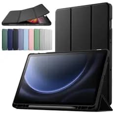 Capa case magnetico inteligente compativel Samsung Galaxy Tab A7 lite T220 Com função sleep