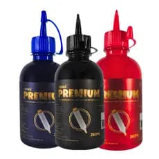 Kit 3 Tintas Para Marcador Quadro Branco Premium Pincel Raro 250ml Recarga Canetão Não Mancha Lousa Alta Durabilidade Es