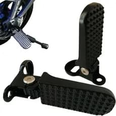 Pedal traseiro de bicicleta mini pedal dobrável liga de alumínio antiderrapante liberação rápida bicicleta elétrica.
