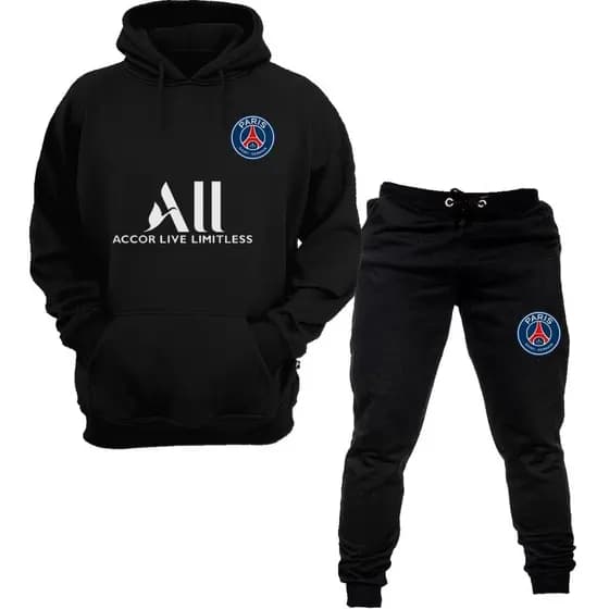 Conjunto moletom canguru time blusa de frio + calça lançamento