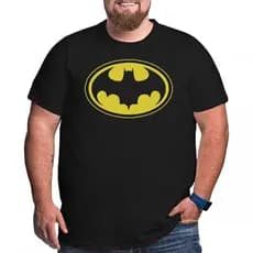 Camiseta Batman Plus Size Camisa Tamanho Grande G1 G2 G3 Estampada 100% Algodão Pronta Entrega