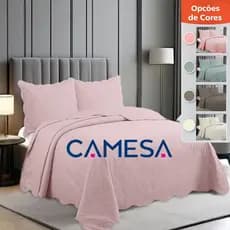 Colcha Cobre Leito Solteiro Camesa Luxo Premium Matelada | Conforto Máximo, Qualidade e Elegância