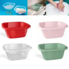 Bacia De Plástico 8,5Lts Lavanderia Lava Roupas Reforçada Resistente UZ Envio Imediato