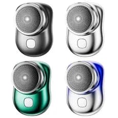 Mini Barbeador Elétrico Shaver Portátil Lavável A Prova D'Água Recarregável Sem Fio