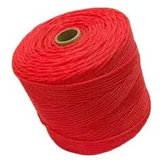 Varal Corda Nylon Rolo Com 400m Cor Vermelho