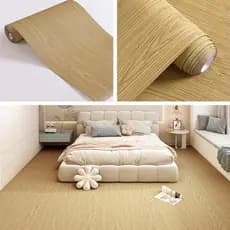 Adesivo Para Piso Pvc Textura De Madeira Autocolante Próprio Para Chão Rolo De 3 Metros X 40cm Cores Diversas