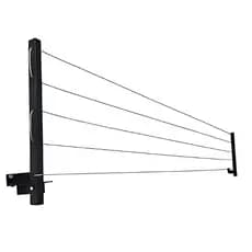 Varal De Roupa 60Kg Retrátil Parede Muro Apartamento Casa  Reforçado com Kit Instalação
