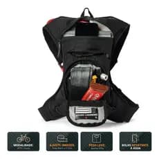 Mochila de Hidratação USWE MTB Hydro 2L para Bike Gravel MTB Trilha Leve e Estável