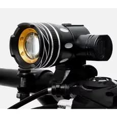 Farol Lanterna Bike Recarregável LED T6 Super Brilho USB