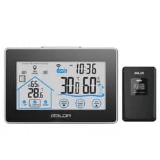 Estação Meteorológica Lcd Digital Wireless-temperatura E Umidade BALDR
