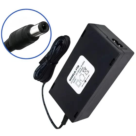 Fonte 18V 2A Centro Negativo 110-220V  Com Plug P4