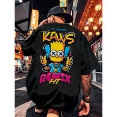 Camisa Camiseta  Oversized Streetwear Homero Skate Treino Academia