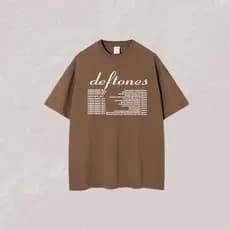Camiseta unissex de algodão. Não desbota. Elementos de DEFTONES.