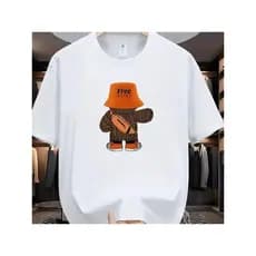 Camiseta  100% Algodão Masculina Leve Confortavel Estiloso Primavera Verão