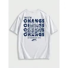Camiseta Streetwear To Be Ohange  100% Algodão
