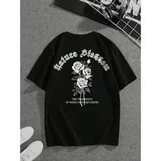 Camiseta masculina casual Blusa Unissex streetwear oversized