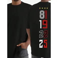 Camiseta Masculina Feminina Copa Libertadores丨Fãs De Futebol Winner 81 19 22 25 Streetwear Oversized