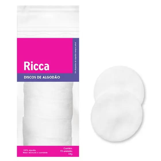 Disco de Algodão Ricca