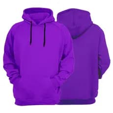 Moletom Blusa Frio Estilosa Casual Confortável Roxo