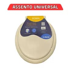 Assento Sanitário Roma Tampa Oval Universal Areia Loft Deca Incepa Logasa Celite  Lorenzetti Alumasa